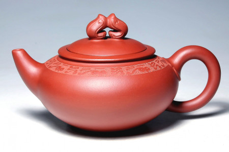 韓洪波手製‧中國國家博物館世紀收藏國寶級名器~小紫碧壺n