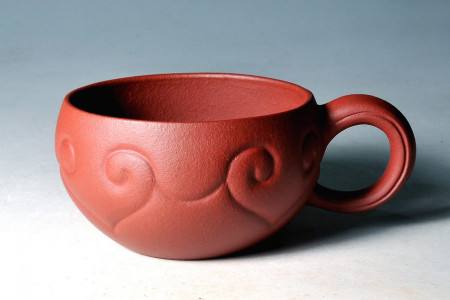 紫砂文化艺术中心样品名壶系列~仿古如意茶杯